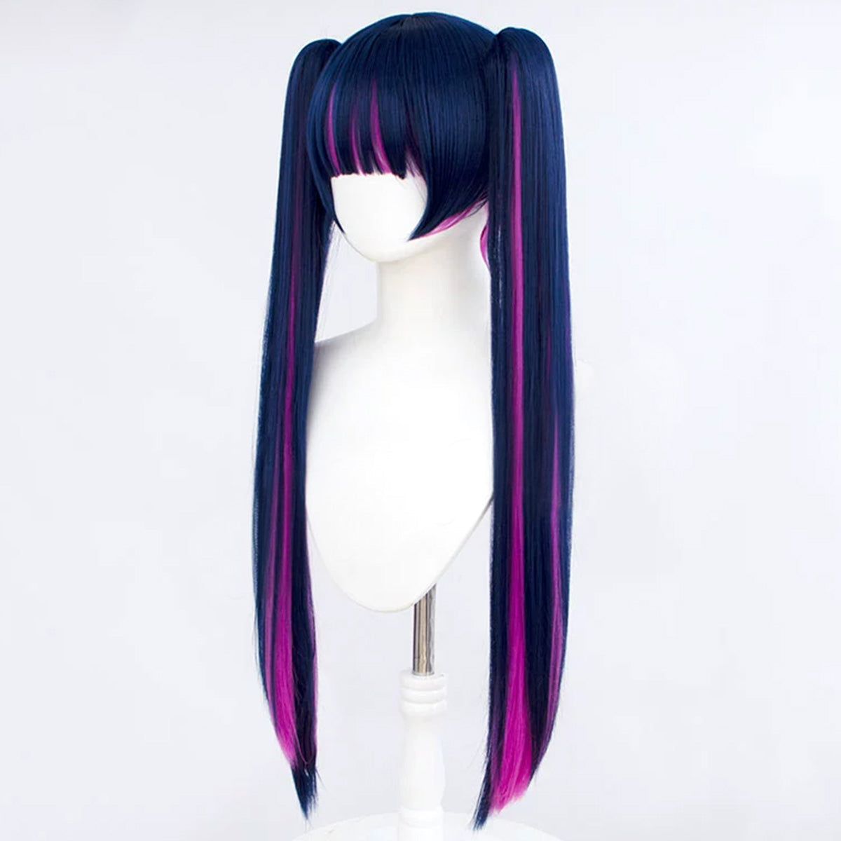 New Panty And Stocking with Garterbelt Anarchy Stocking Blue Purple Cosplay Wig Wig - Tophatter Daily Deals
