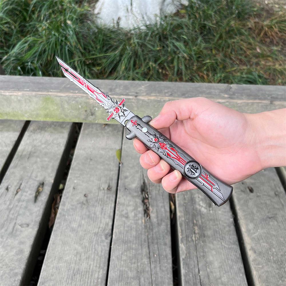 Wolf's Gravestone Game Folding Knife Trainer Replica - Tophatter Daily Deals