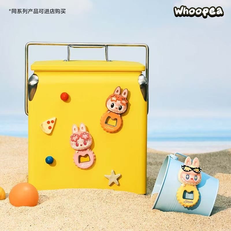 Labubu The Monsters Jump Into Summer Series Bottle Opener Fridge Magnet - Tophatter Daily Deals