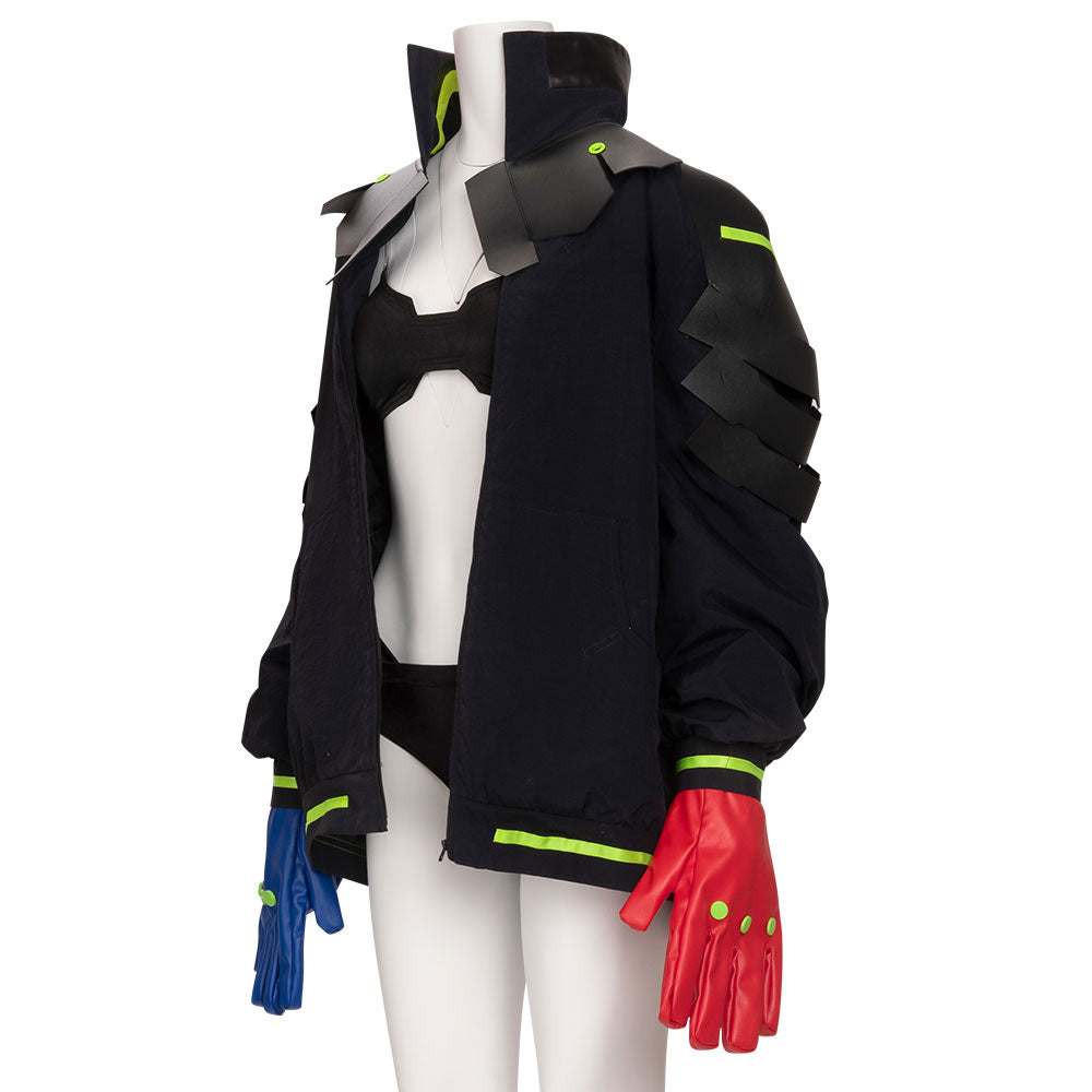 Cyberpunk: Edgerunners Rebecca Customize (with gloves) Cosplay Costume Costume - Tophatter Daily Deals