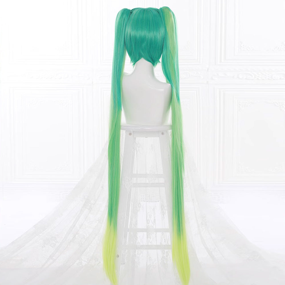 Project Voltage PM X Vocal Idol Psychic-type Green Cosplay Wig Wig - Tophatter Daily Deals