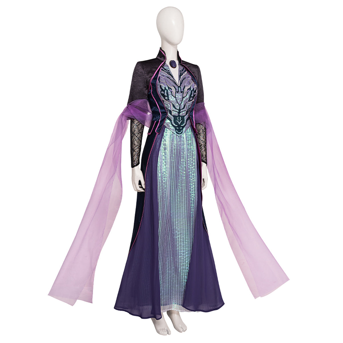 MAV Agatha All Along Ghost Agatha Harkness Cosplay Costume Costume - Tophatter Daily Deals