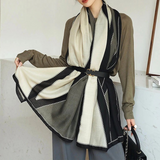 Lightweight Women’s Rectangular Shawl - Cotton Viscose City Multicolor - Tophatter Daily Deals