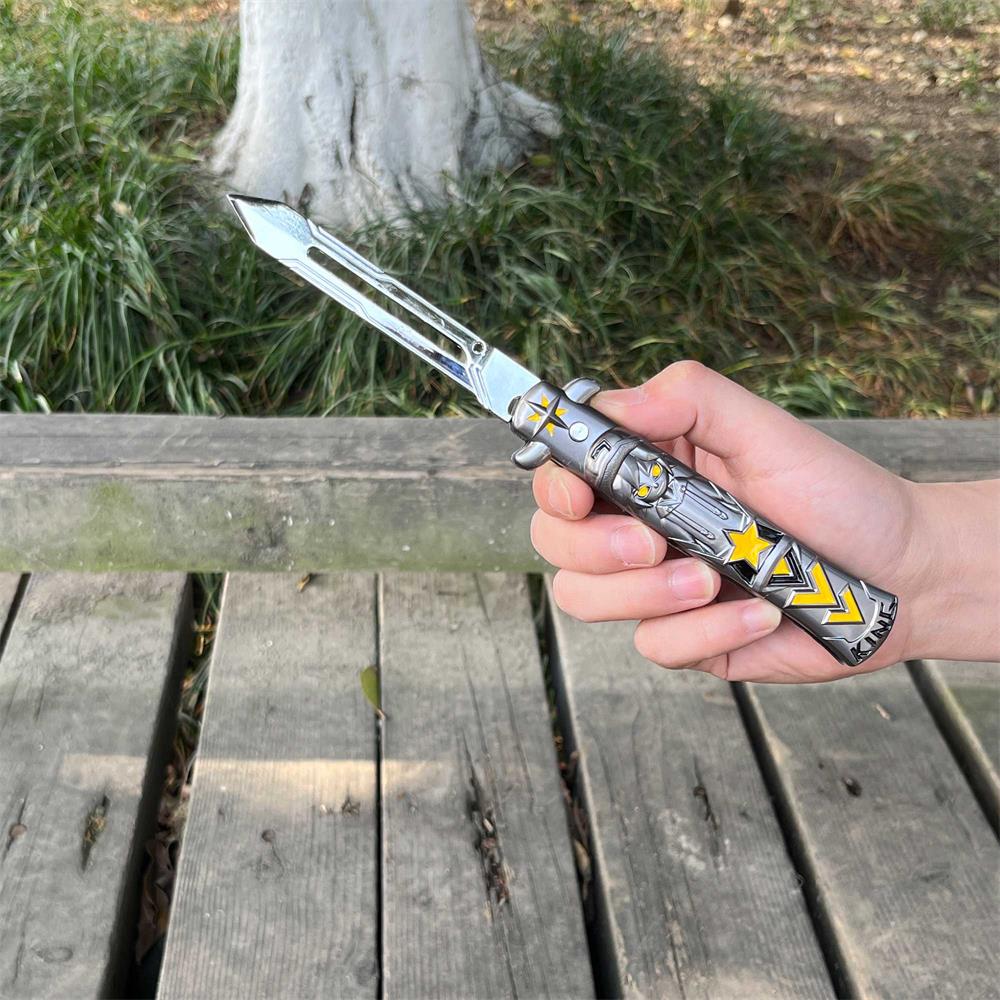 Folding Knife Game Animation Collection Metal Model - Tophatter Daily Deals