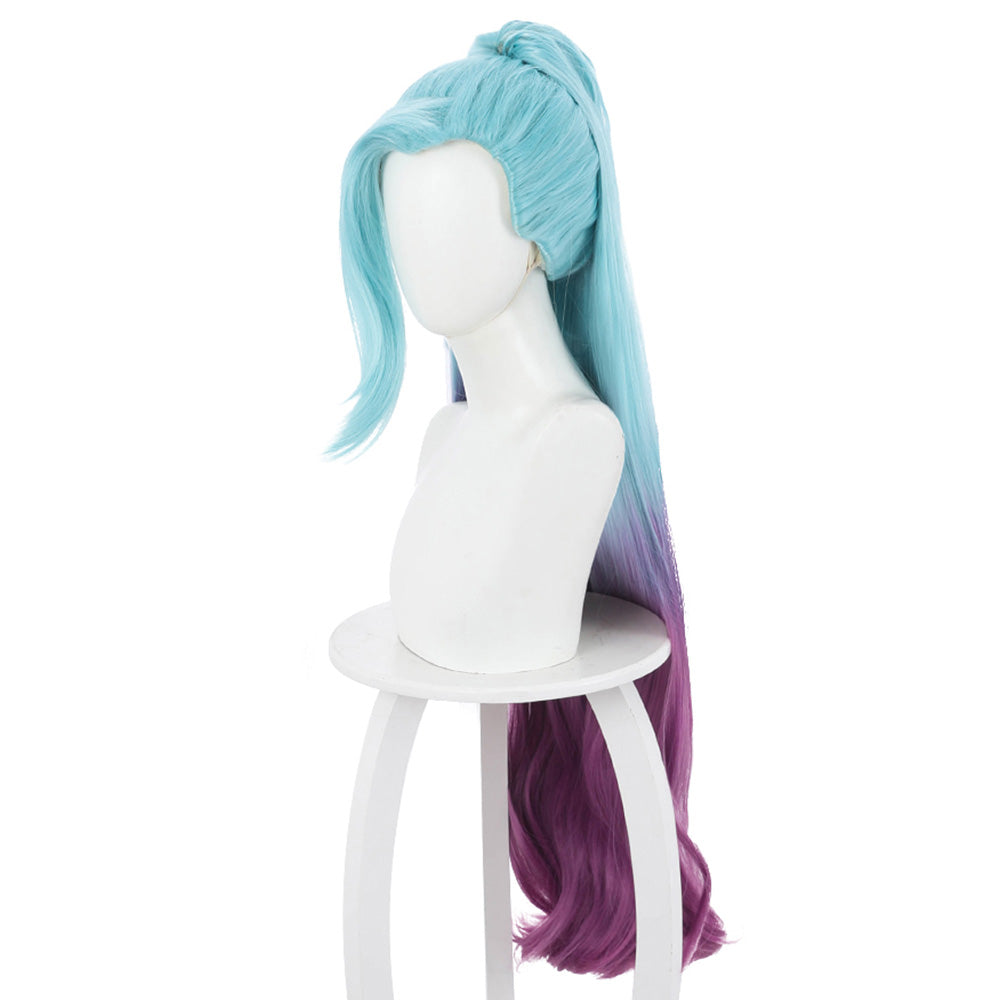 League Of Legends LOL 2020 K/DA KDA All Out Seraphine Blue Cosplay Wig Wig - Tophatter Daily Deals