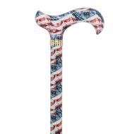 HD Pattern Designer Cane - Matching Handle & Shaft - Durable Adjustable Aluminum - Tophatter Daily Deals
