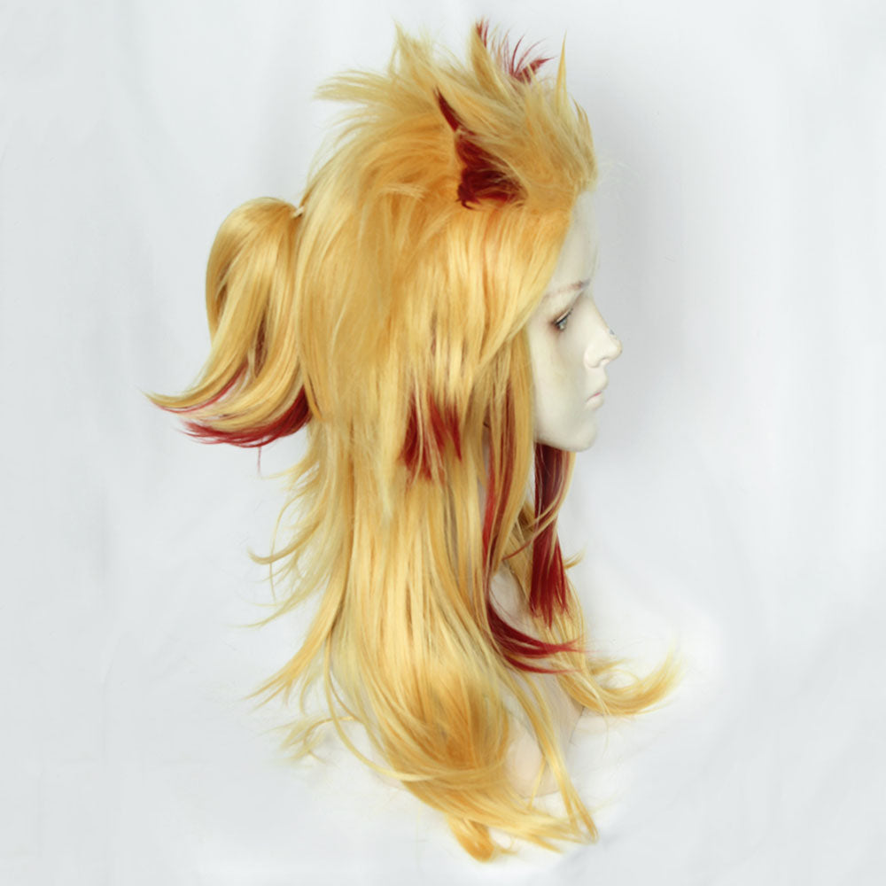 Demon Slayer: Kimetsu No Yaiba Rengoku Kyoujurou Golden Red Cosplay Wig Wig - Tophatter Daily Deals