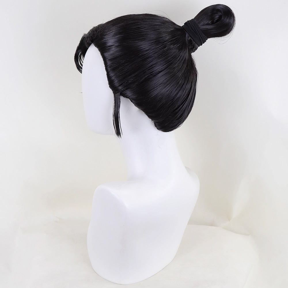 Blue Eye Samurai Mizu Black Cosplay Wig Wig - Tophatter Daily Deals