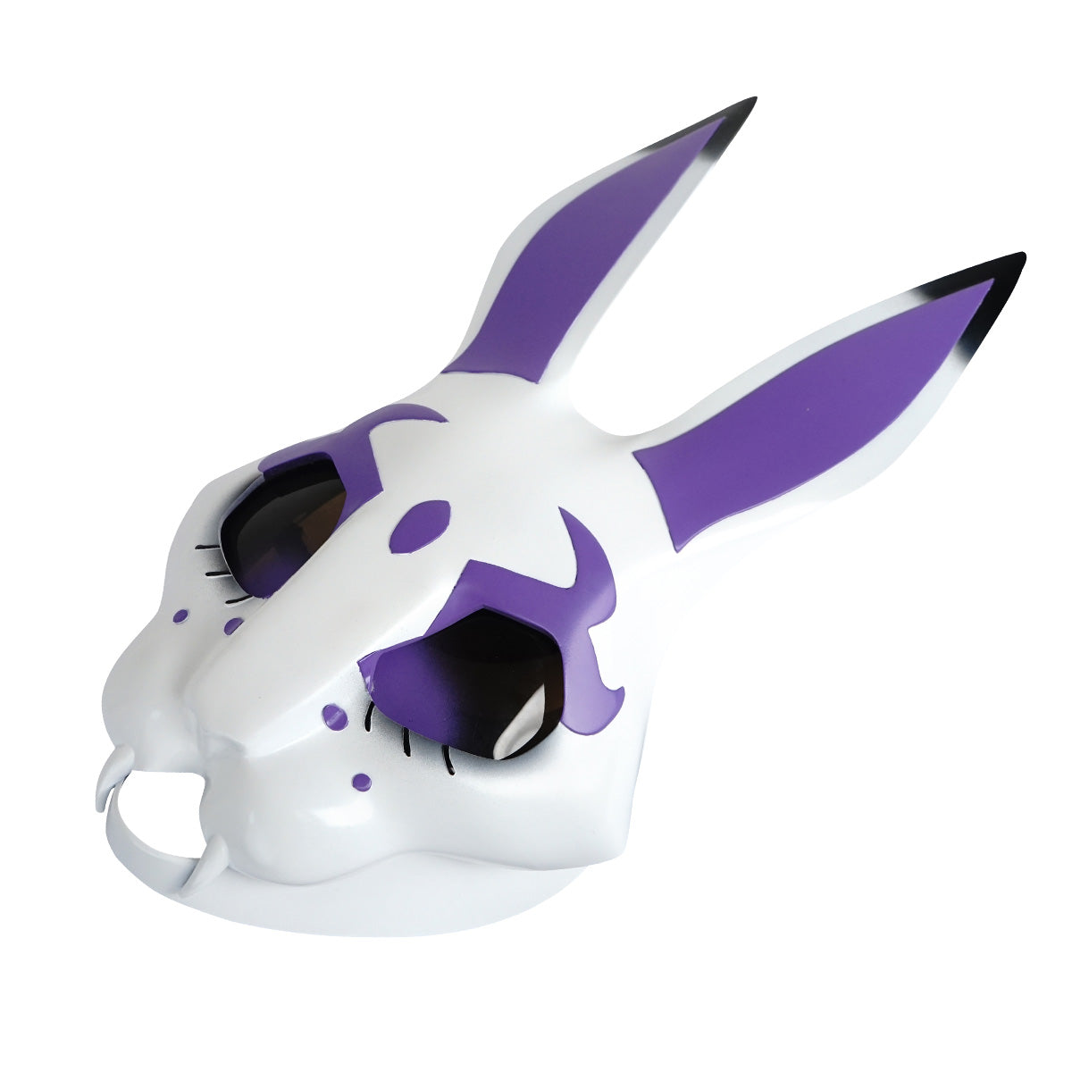 Neon White Neon Violet Mask Cosplay Accessory Prop Prop - Tophatter Daily Deals