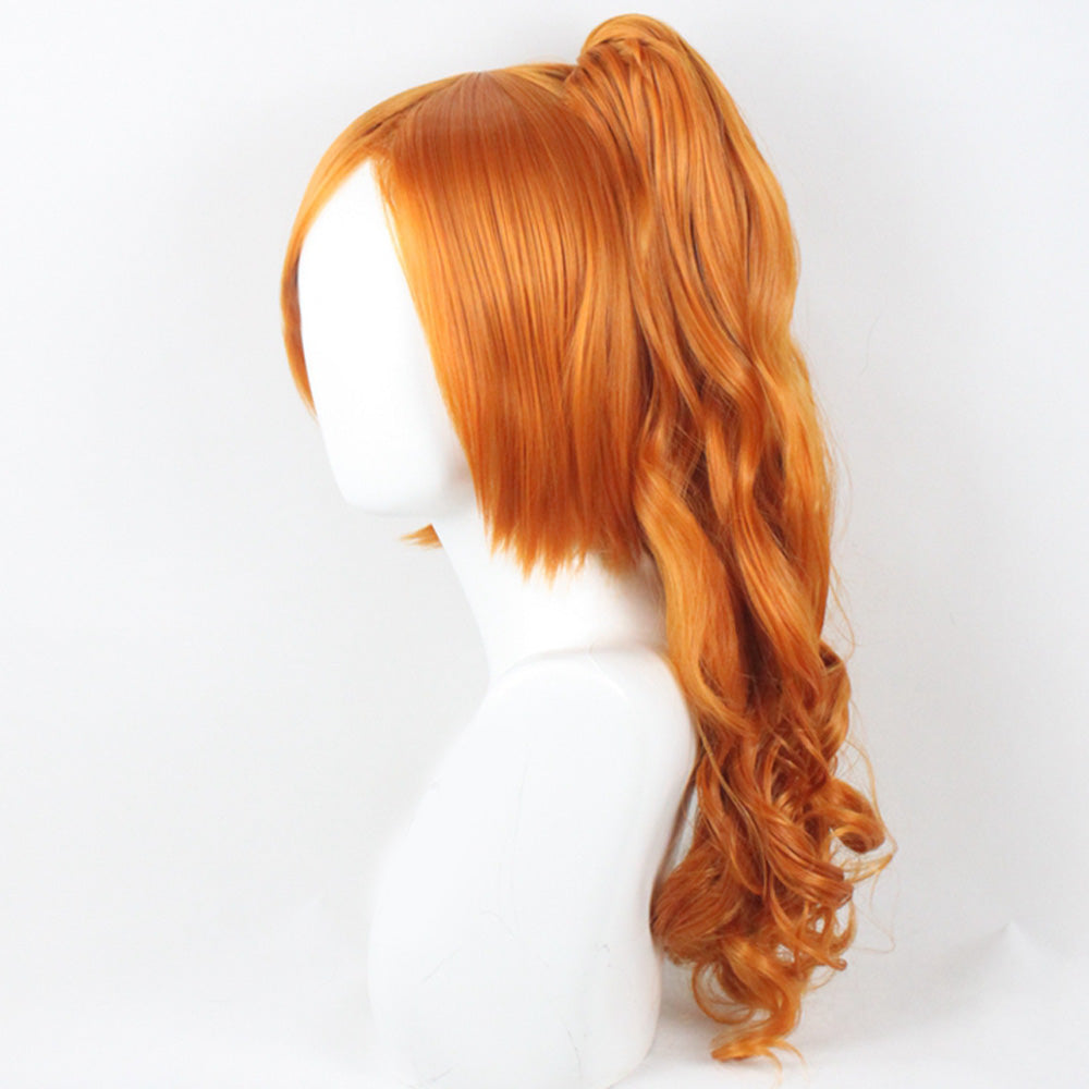 Pokemon Sword and PM Shield Sonia Orange Cosplay Wig Wig - Tophatter Daily Deals