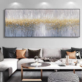 Abstract Foil Artwork Modern Decor Oil Painting On Canvas Lanscaple Pure Hand-painted Pictures Unframed A 0 - Tophatter Daily Deals