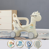 Baby Rocking Cart Birthday Gift Cloud white Angel taxi 0 - Tophatter Daily Deals