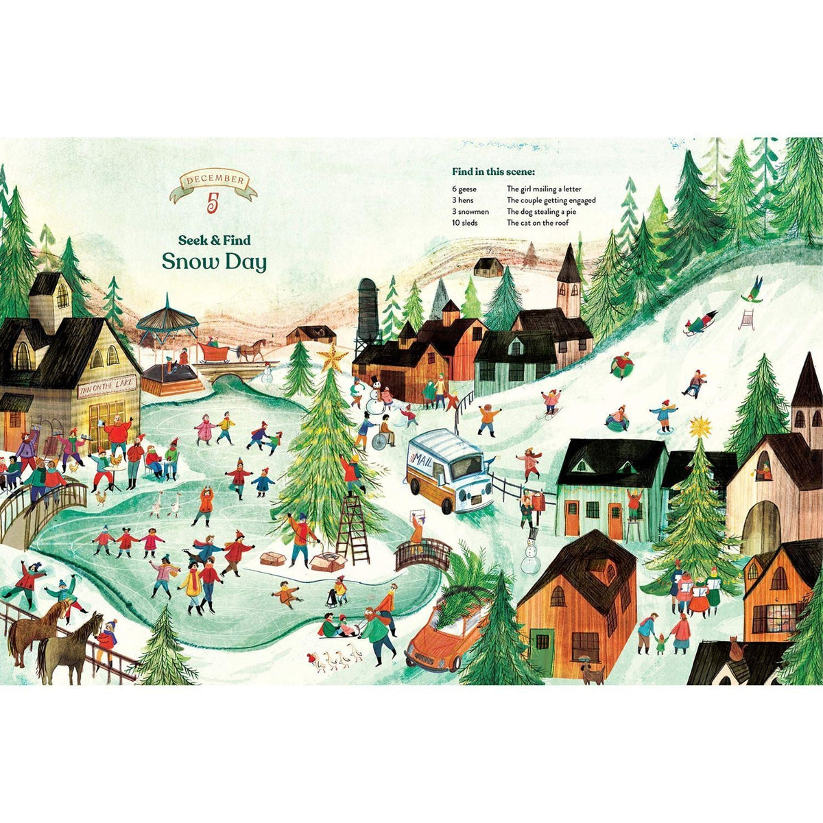 Christmas is Coming! Advent Calendar Book | Family Christmas Activity Book Advent Calendar - Tophatter Daily Deals