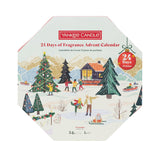 Yankee Candle Christmas Advent Calendar 24 Scented Tea Lights with Glass Holder Advent Calendar - Tophatter Daily Deals