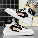Autumn High Top Versatile Personalized White Tide Shoes 0 - Tophatter Daily Deals