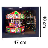 3D Revolving Carousel Christmas Advent Calendar | Build Your Own Advent Calendar Advent Calendar - Tophatter Daily Deals