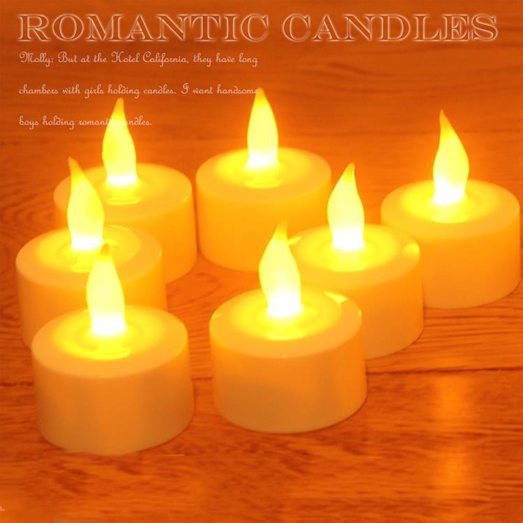 12 LED Rechargeable Electronic Candles 0 - Tophatter Daily Deals