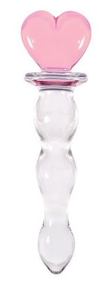 Crystal Heart of Glass – Hand-Blown Glass Wand Vibrator > Glass > Dildos - Tophatter Daily Deals