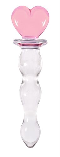 Crystal Heart of Glass – Hand-Blown Glass Wand Vibrator > Glass > Dildos - Tophatter Daily Deals