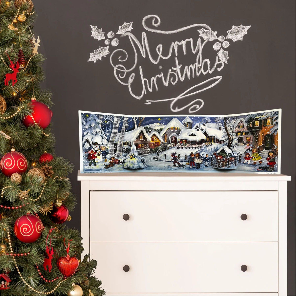 It's Snowing Christmas Advent Calendar | Traditional Picture Advent Calendar Advent Calendar - Tophatter Daily Deals