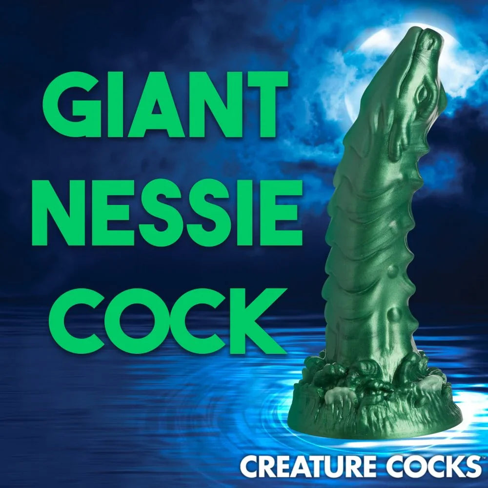 Creature Cocks Cockness Monster (Green) – 8.1" Silicone Dragon Dildo > Dildos > Fantasy - Tophatter Daily Deals