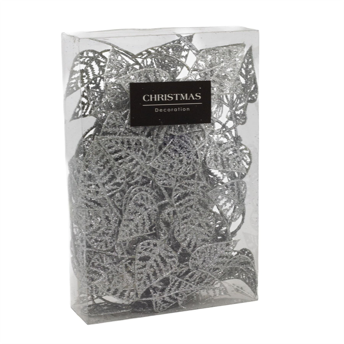 Silver Leaf Christmas Garland | Artificial Vine for Christmas Tree - 180cm Garland - Tophatter Daily Deals