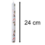 Set of 2 Winter Wonderland Christmas Advent Candles | Advent Christmas Candles Advent Candle - Tophatter Daily Deals