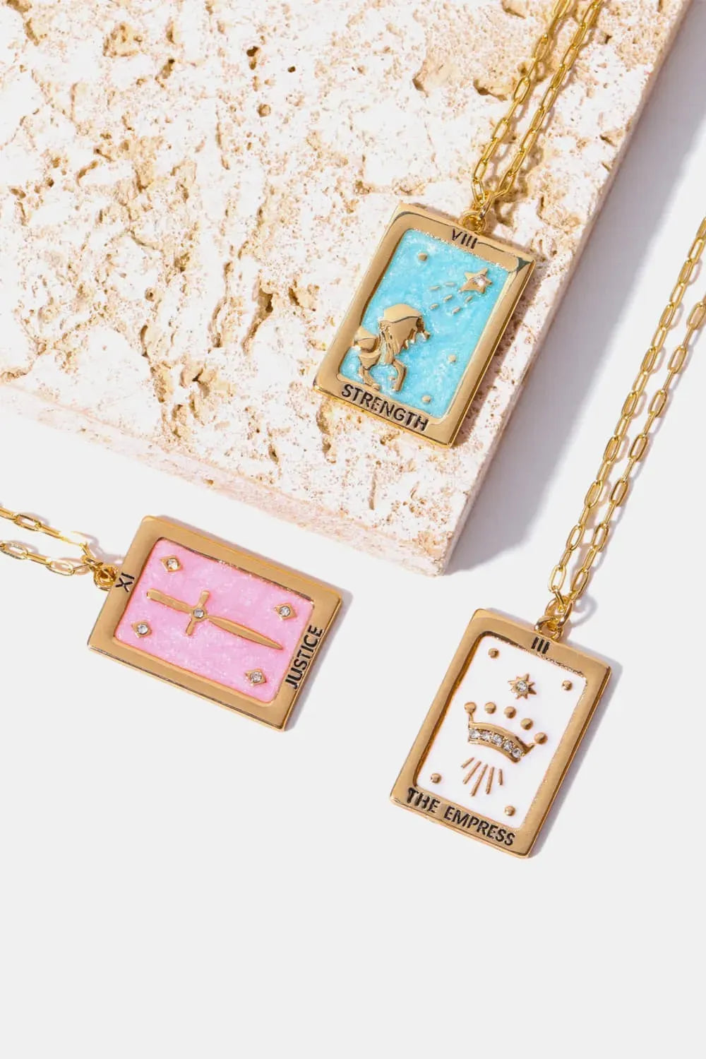 Tarot Card Pendant Copper Necklace Necklaces - Tophatter Daily Deals