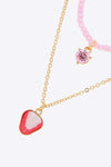 Fruit Pendant Double-Layered Necklace Necklaces - Tophatter Daily Deals