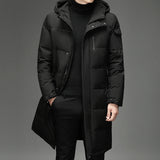 Lightweight Cozy Men's Down Coat - Long Puffer, Goose Down 3D Changing Face Moving Picture Frame - Tophatter Daily Deals