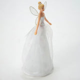 White Angel Christmas Tree Topper | Iridescent Fairy Angel Tree Ornament - 19cm Tree Decoration - Tophatter Daily Deals
