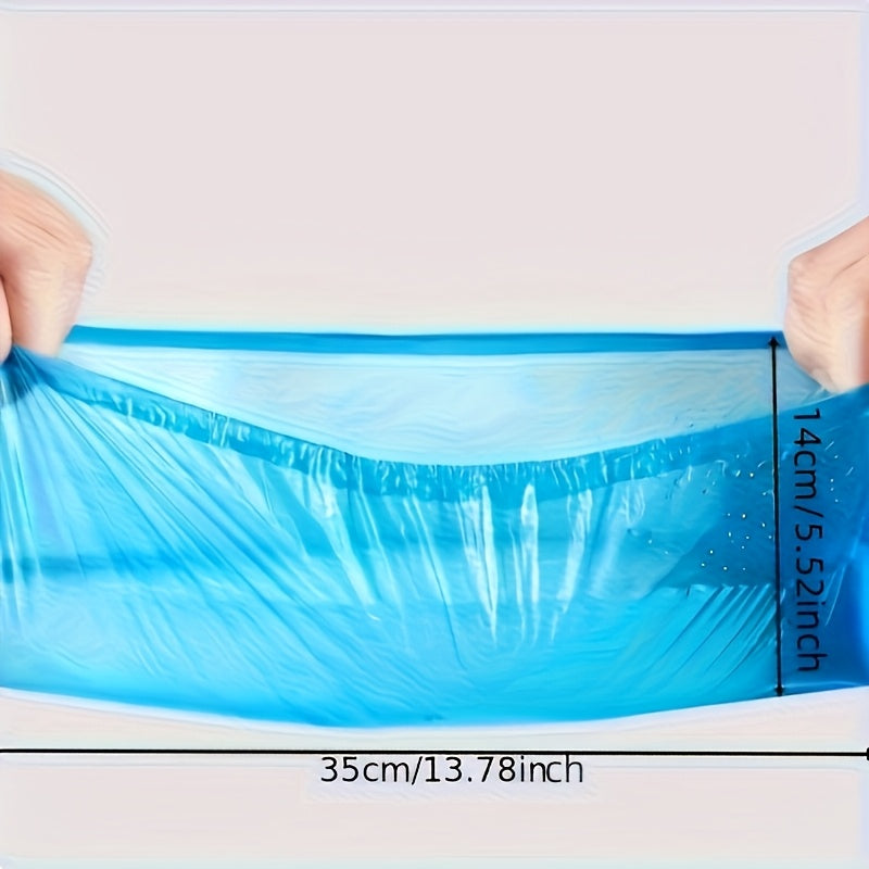 100-Pack: Disposable Plastic Shoe Covers – Waterproof & Slip-Resistant Home Improvement - Tophatter Daily Deals