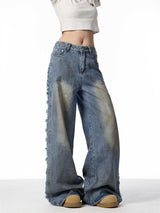 American Retro Gradient Jeans For Women's High Street 0 - Tophatter Daily Deals