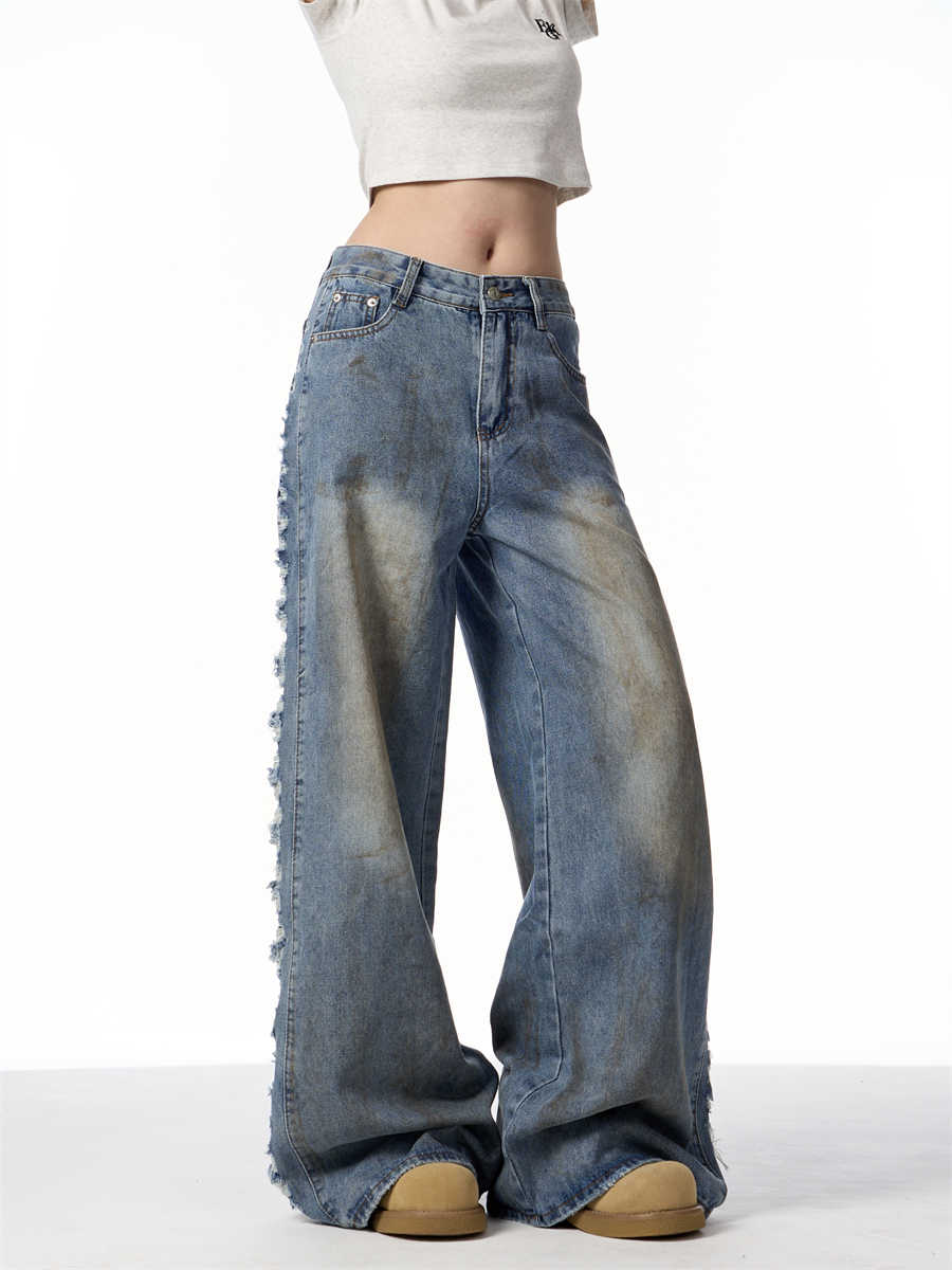 American Retro Gradient Jeans For Women's High Street 0 - Tophatter Daily Deals