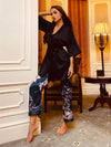 Cami, Robe, and Printed Pants Pajama Set Loungewear Sets - Tophatter Daily Deals