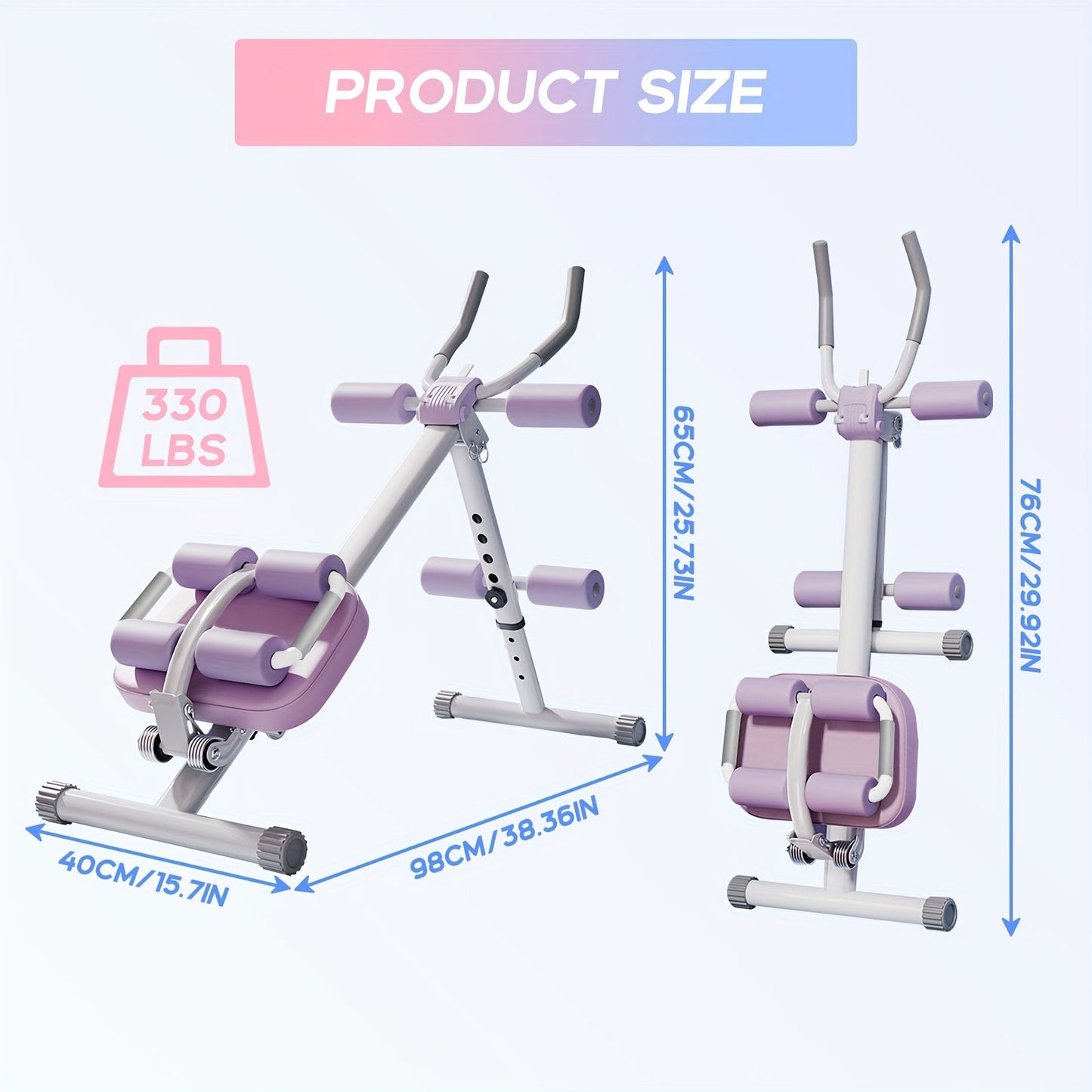 Adjustable Abdominal Workout Machine Full Body Trainer Fitness - Tophatter Daily Deals