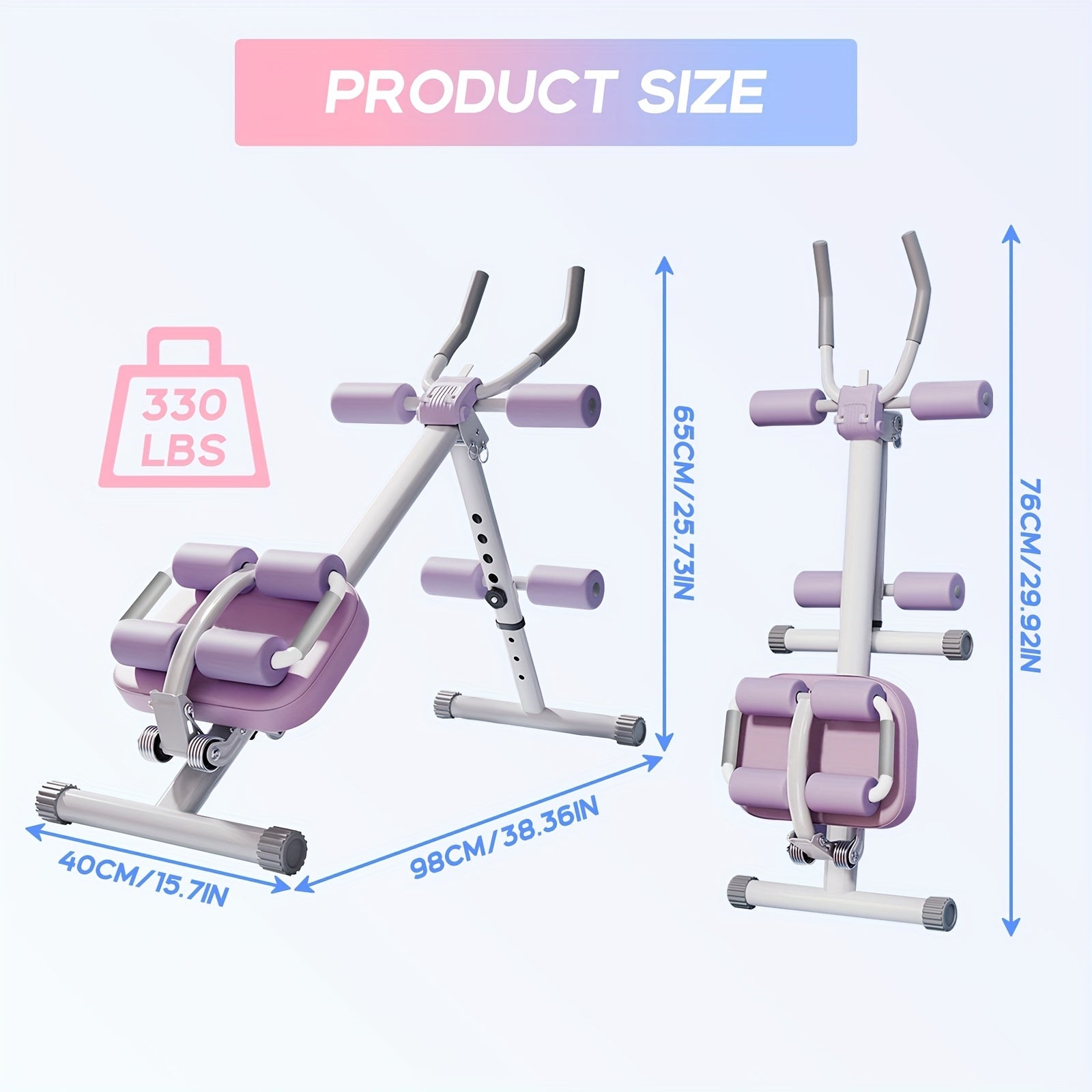 Adjustable Abdominal Workout Machine Full Body Trainer Fitness - Tophatter Daily Deals