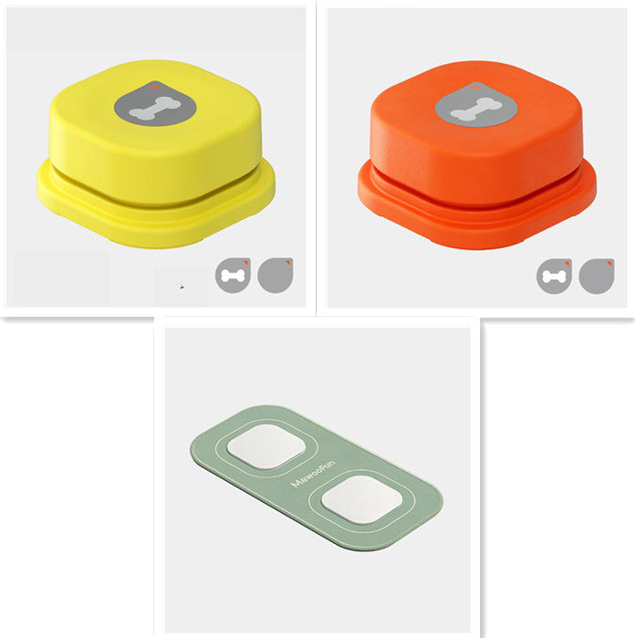4 Colors Pet Communication Button One-click Prevent Physical Inactivity Recordable Dog Talking Button Toy Cat Toy Pet Products Set1 0 - Tophatter Daily Deals