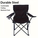 Camping Chair with Portable Steel Frame Outdoor Recreation > Camping > Camp Furniture - Tophatter Daily Deals