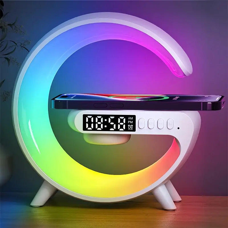 Smart LED Bluetooth Speaker Alarm Clock - 5-in-1 Multifunctional Device Bluetooth Speakers - Tophatter Daily Deals