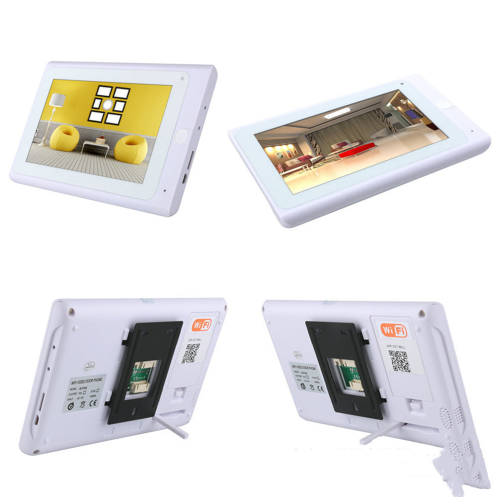Android 7 Inch Wired Visual Intelligent Intercom Doorbell 0 - Tophatter Daily Deals