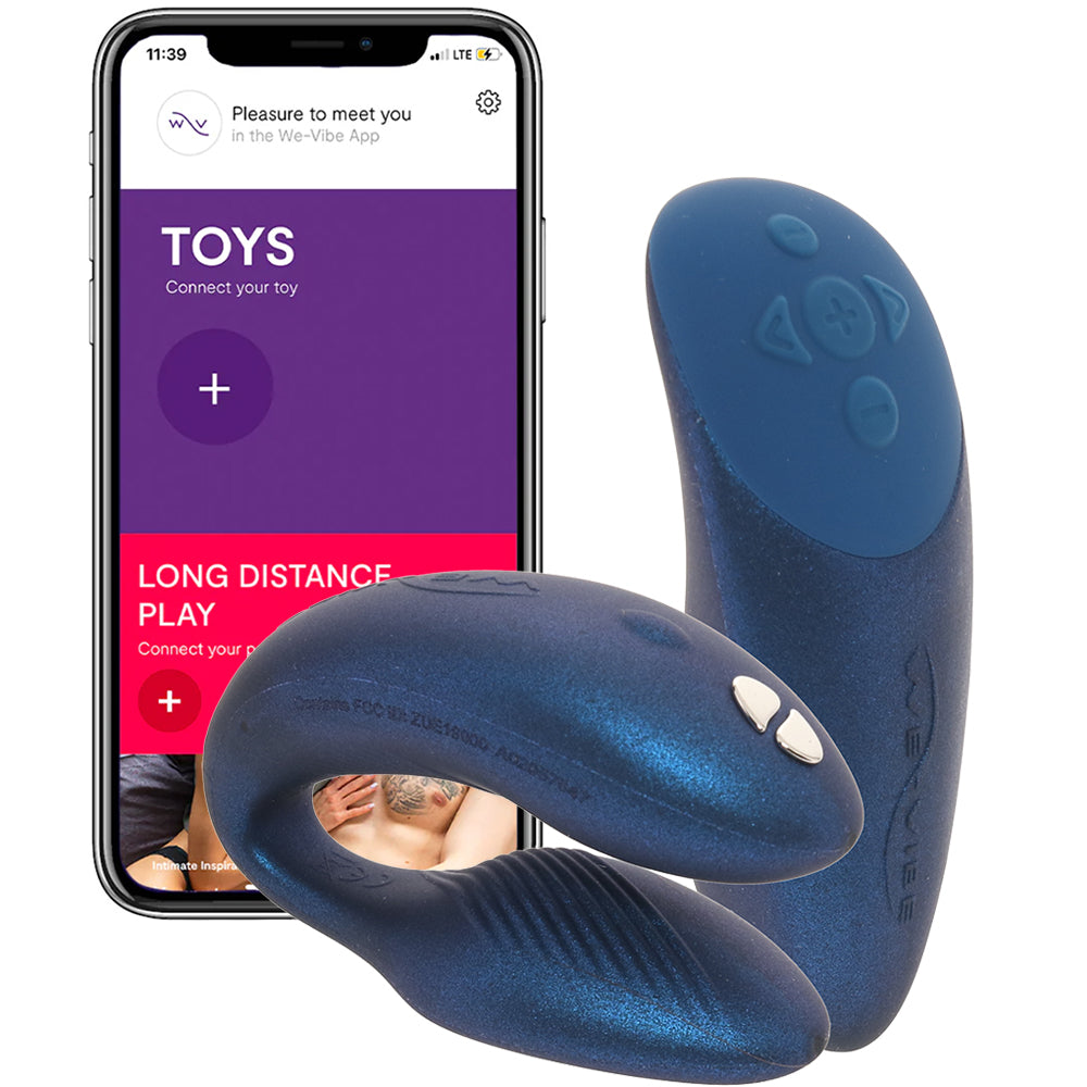 We-Vibe Chorus Couples Vibrator in Cosmic Blue - Tophatter's Adult Products Vibrators > Wearable & Panty Vibrators - Tophatter Daily Deals