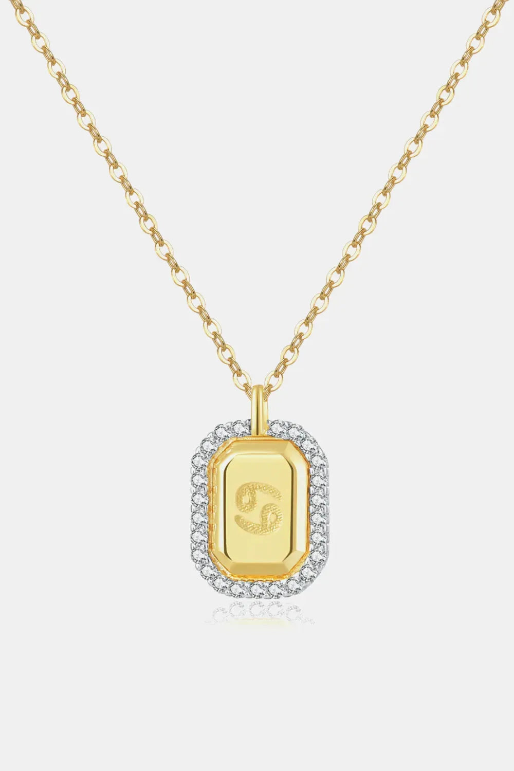 Zircon Decor Constellation Pendant Necklace Necklaces - Tophatter Daily Deals