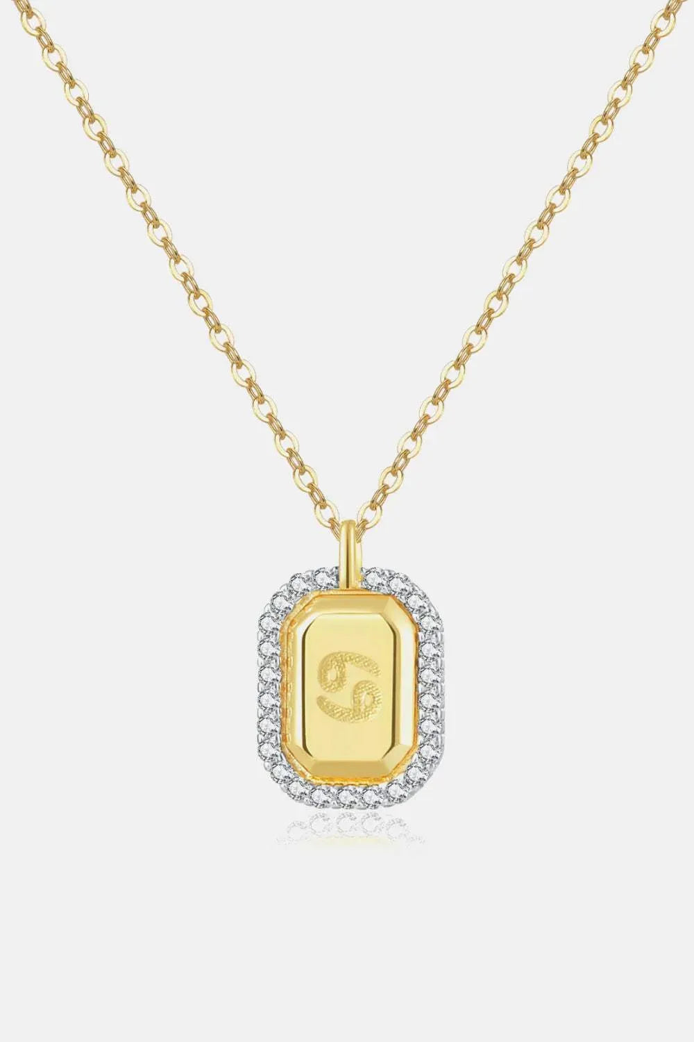 Zircon Decor Constellation Pendant Necklace Necklaces - Tophatter Daily Deals