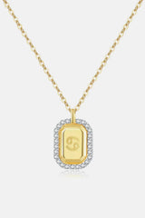 Zircon Decor Constellation Pendant Necklace Necklaces - Tophatter Daily Deals