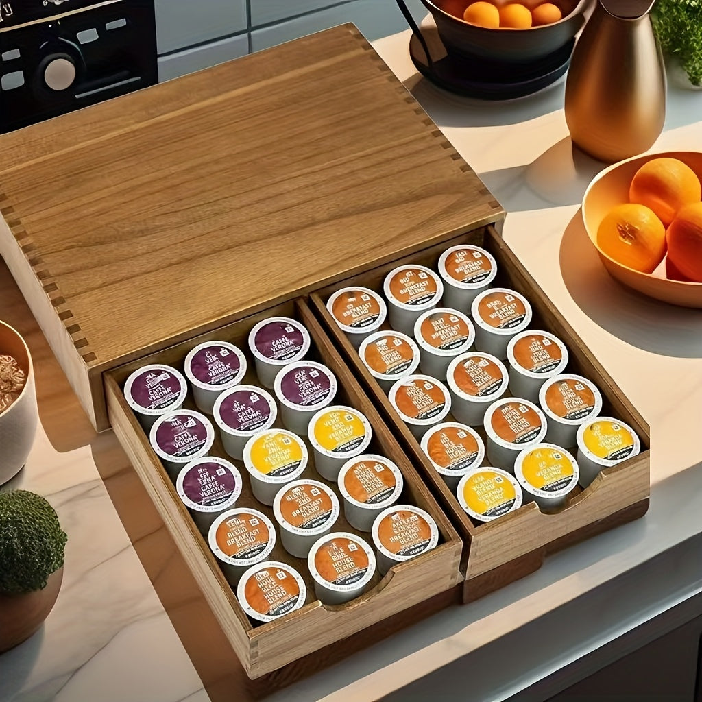 Wooden Storage Cabinet with Drawers Organizer for Kitchen Kitchen Cabinets - Tophatter Daily Deals