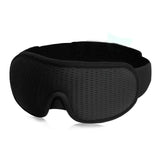 3D Block Out Light Soft Padded Sleeping Mask Black Health & Wellness - Tophatter Daily Deals