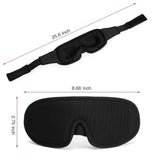 3D Block Out Light Soft Padded Sleeping Mask Health & Wellness - Tophatter Daily Deals