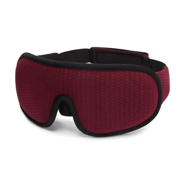 3D Block Out Light Soft Padded Sleeping Mask Red Health & Wellness - Tophatter Daily Deals