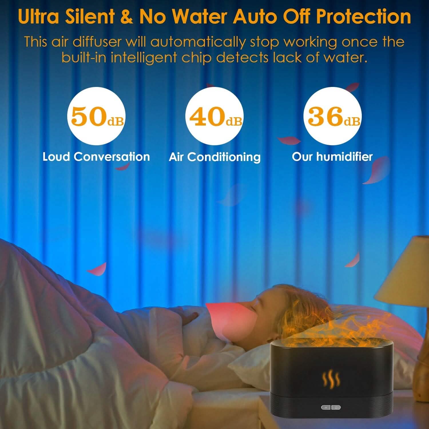 3D Flame Air Humidifier Health & Wellness - Tophatter Daily Deals